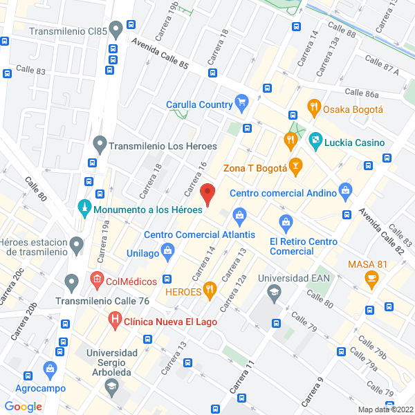 Map of Crc Outsourcing S.A.