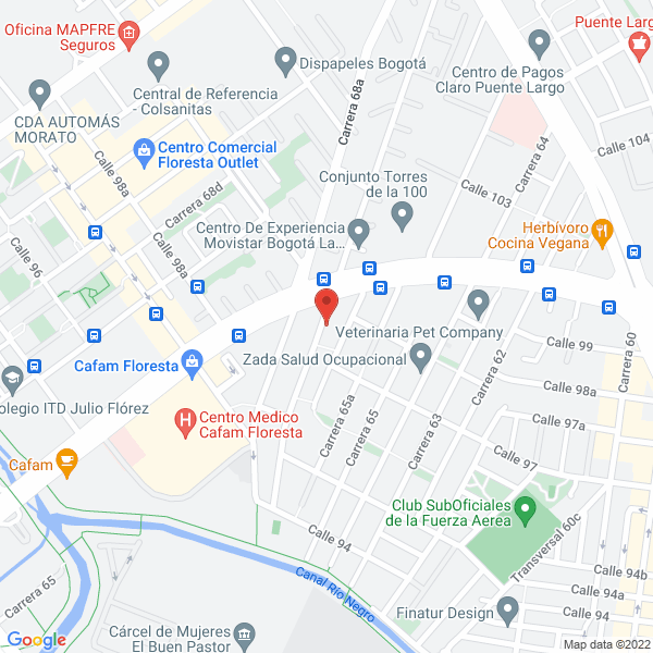 Map of Crc Suministros S.A.S
