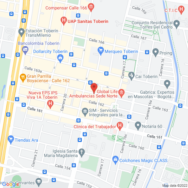Map of Creacion Y Diseño Visual S.A.S.