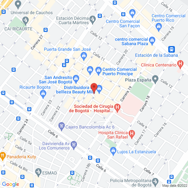 Map of Creaciones Jennifer