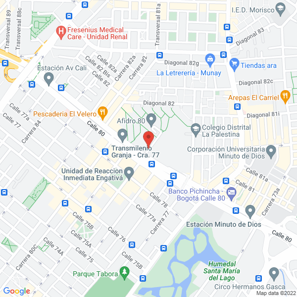 Map of Creaciones Orlama