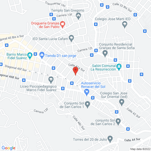 Map of Creaciones Y D Stilo Y Diseño