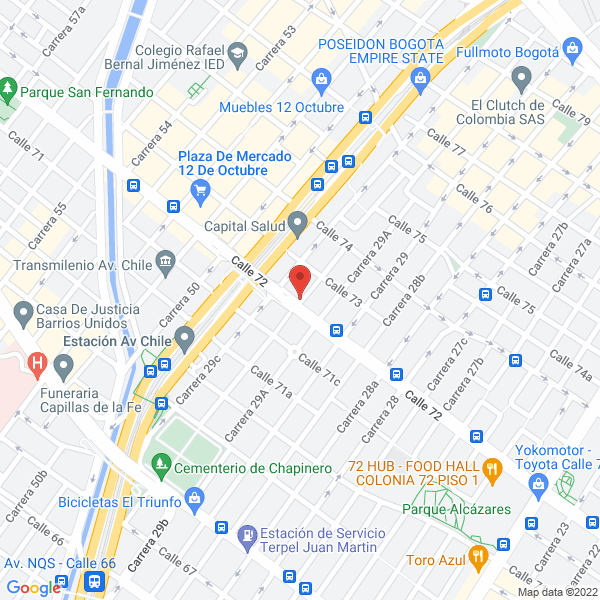Map of Cruvalco Ltda.