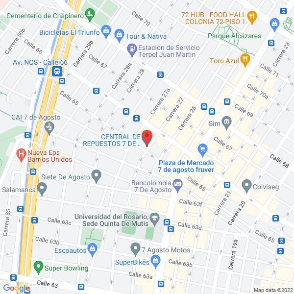 Map of Ctr Reinoso Y Cía. S.C.