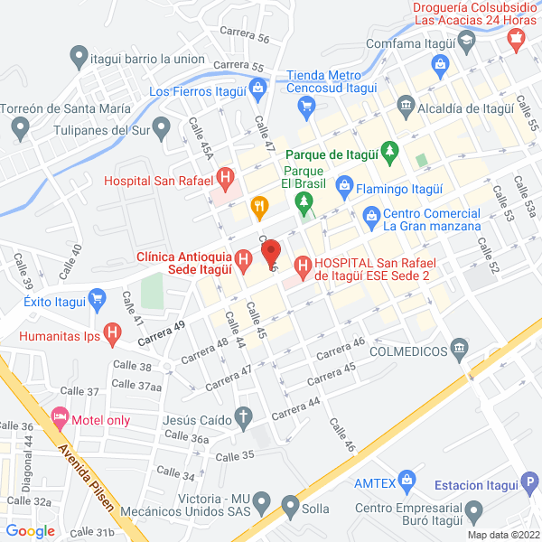 Map of Cubiertas Y Pisos