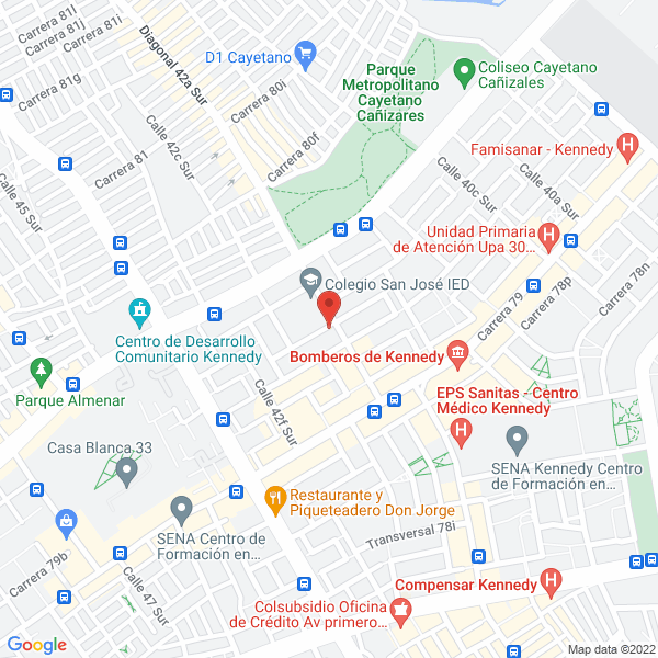 Map of Cuchillas De Colombia