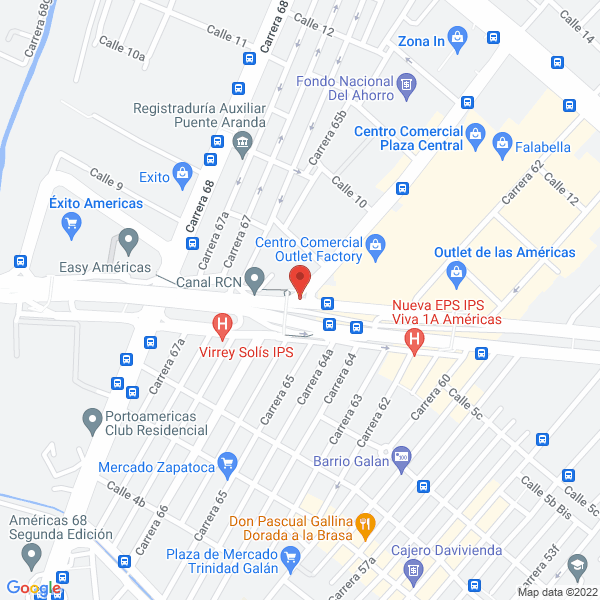 Map of Cuelgatodo Ltda.