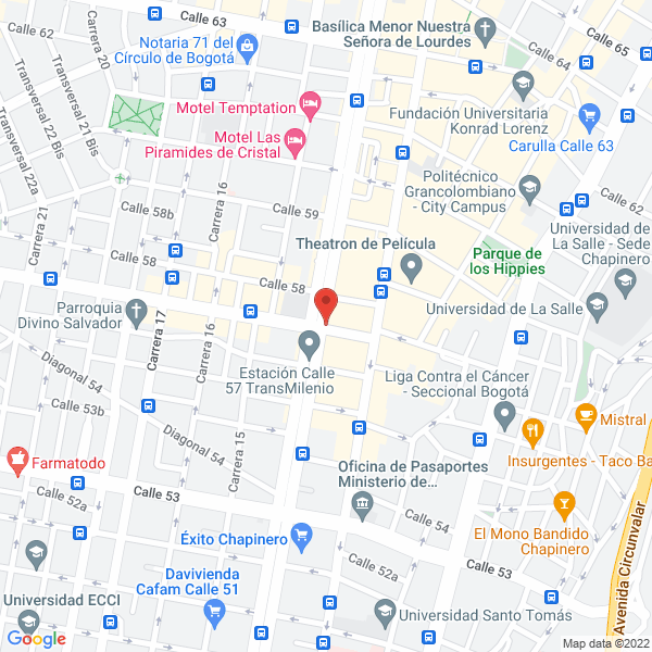 Map of Cueros La 57