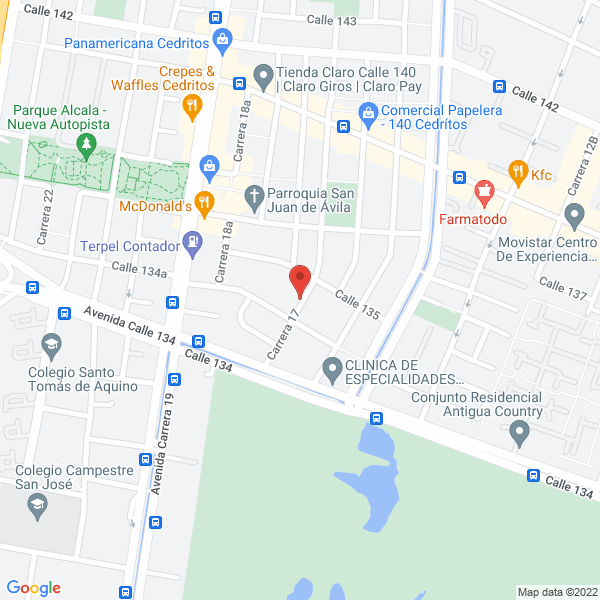 Map of Deportes A Motor S.A.S.