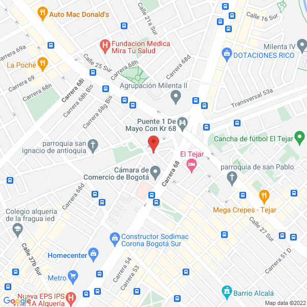 Map of Desarrollos Ingenieriles Desin Ltda.