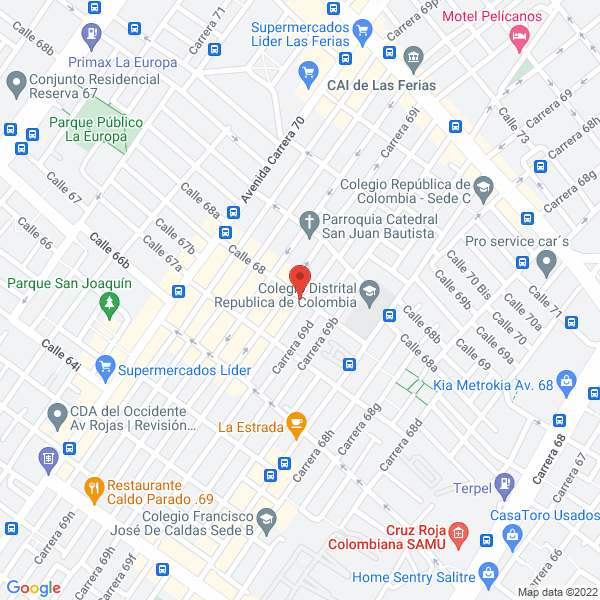 Map of Descuentos Electrohogar Ltda.