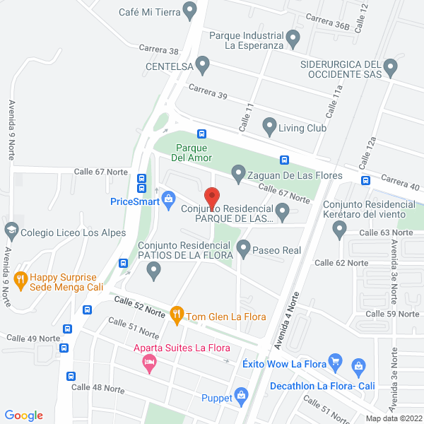 Map of Dése Gusto Comiendo