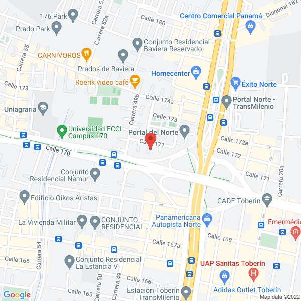 Map of Diaz Cardozo Contratitas