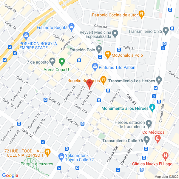 Map of Diazcolor