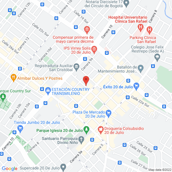 Map of Dickvan Velásquez Botello Ingeniería E.U.