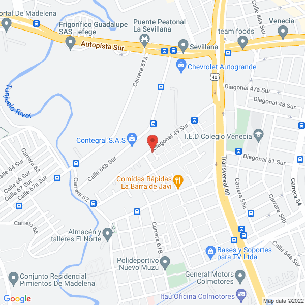 Map of Diseño E Ingenieria Ltda