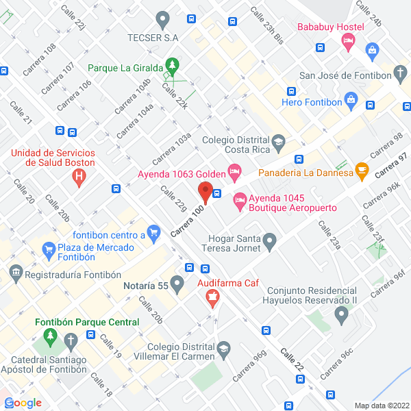 Map of Diseños Dahi