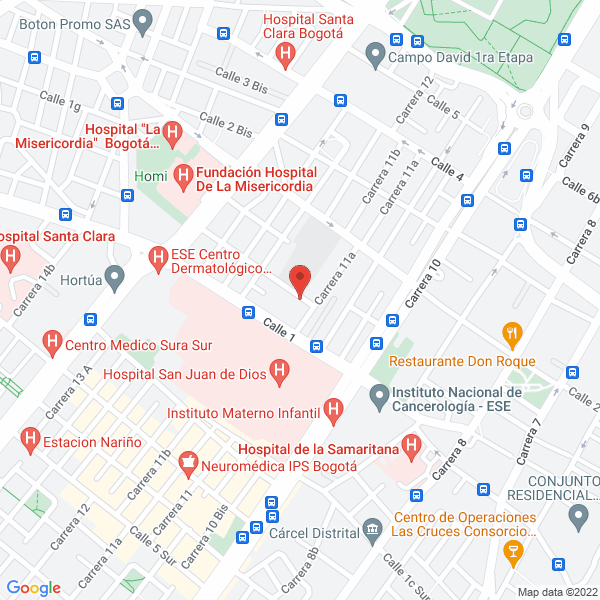 Map of Disformas Triviño