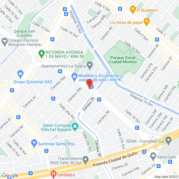 Map of Disitablex