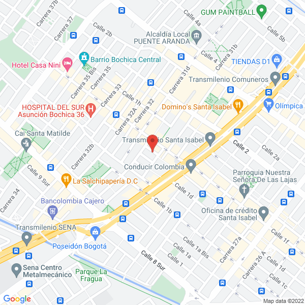 Map of Distrisistemas Ltda.