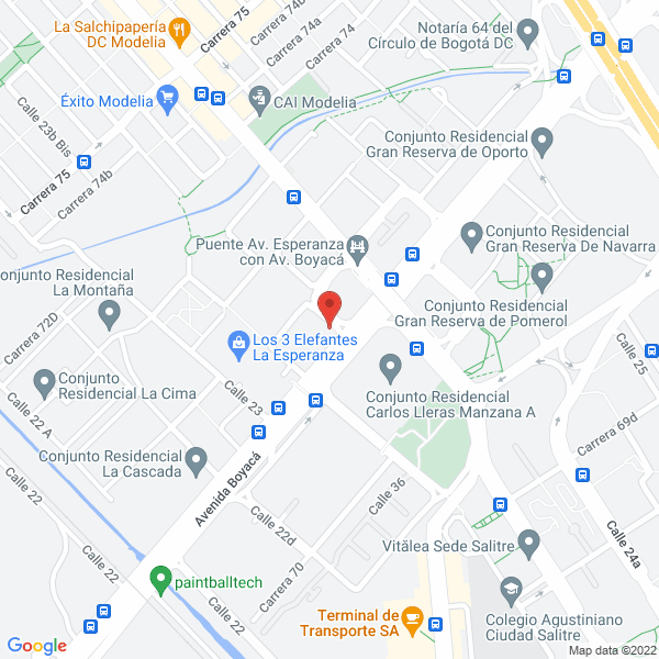 Map of Dotaciones Integrales Mansali