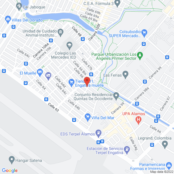 Map of Drogas Jakeline