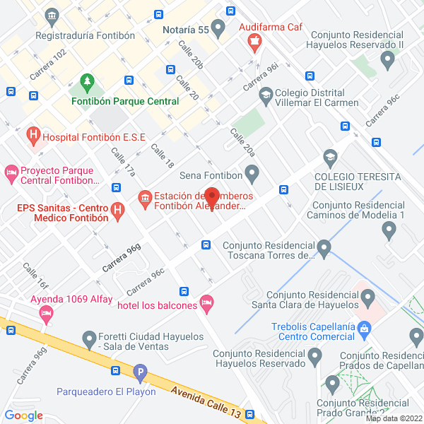 Map of Dulces Pica Chip