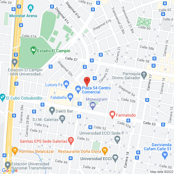 Map of E Y J Importaciones