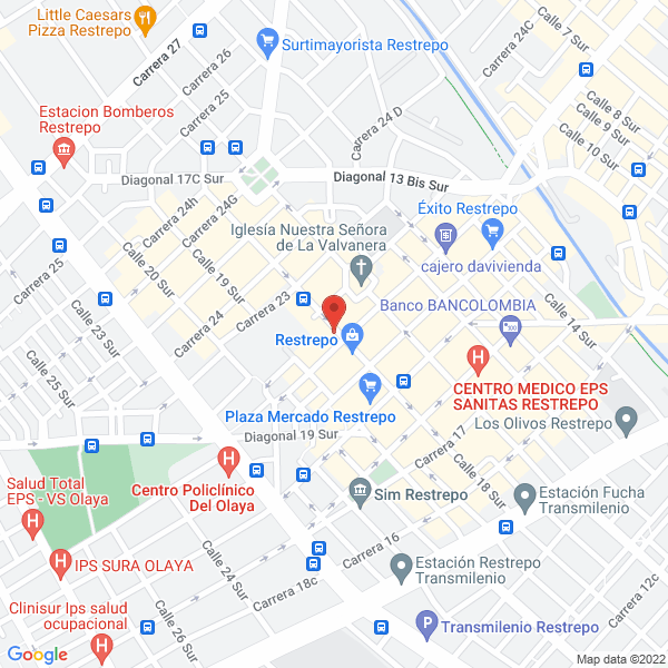Map of El Surtidor Del Zapatero