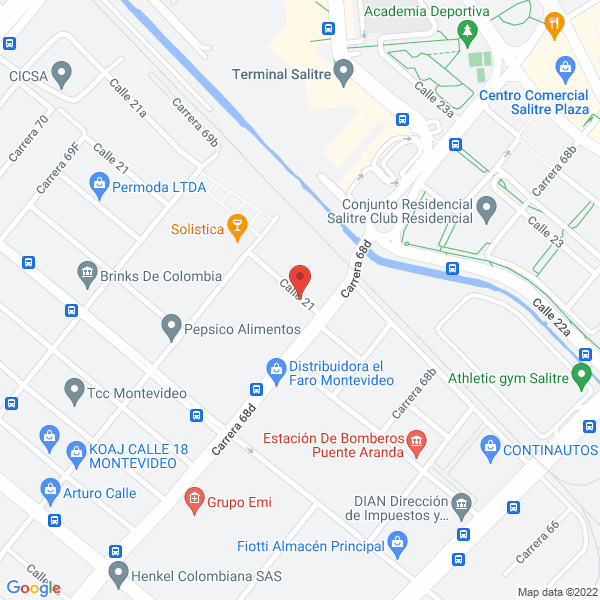 Map of Discolcauchos Ltda