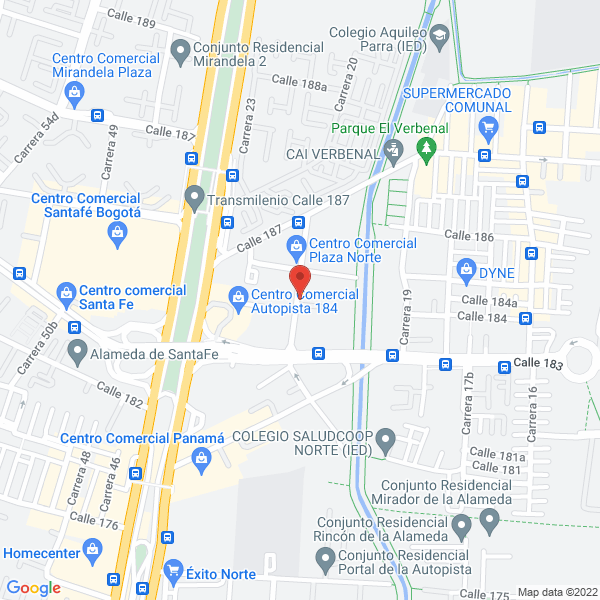 Map of Dise?Os Y Construcciones Integrados Limitada En Liquidacion