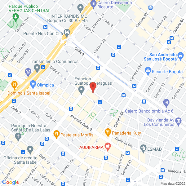 Map of Diseño, Distribución Y Comercialización De Colombia S.A.S.