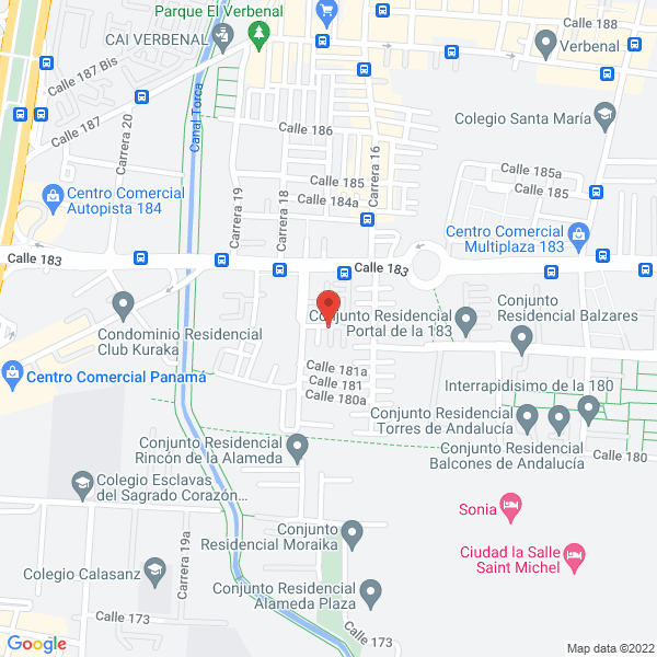 Map of Diseño Moderno Ltda.