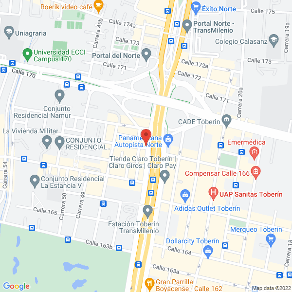 Map of Electro Caucholujos