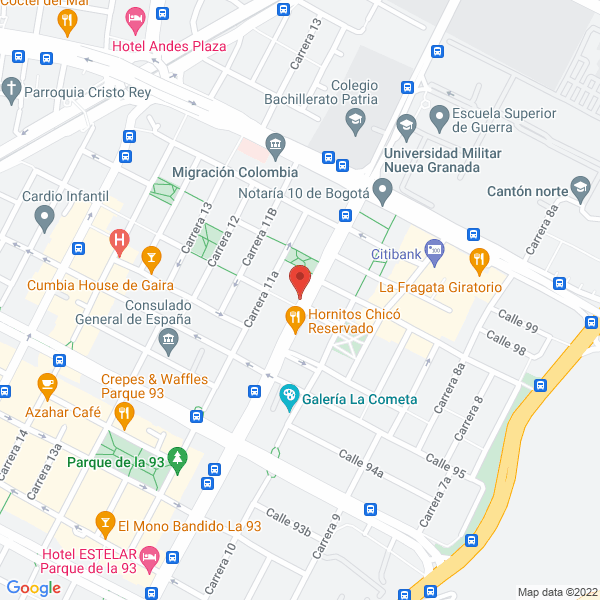 Map of Electro Iluminaciones Innovar