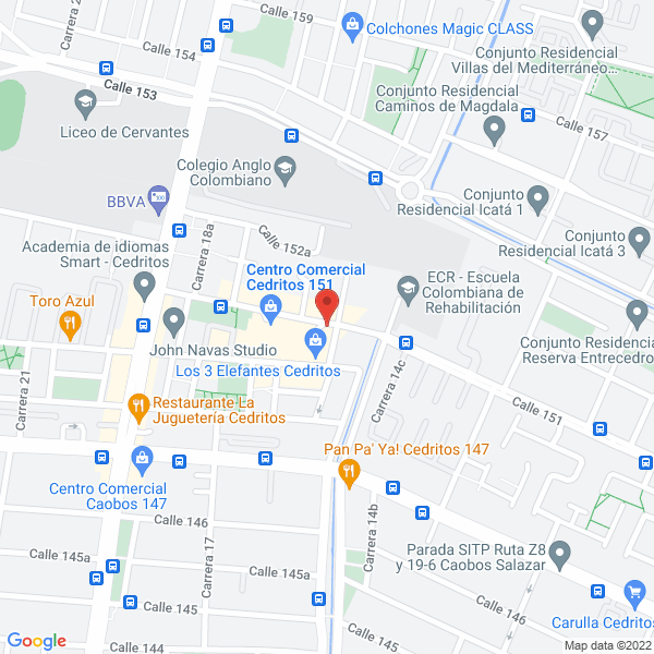 Map of Distrilabs Comercial Colombia Ltda
