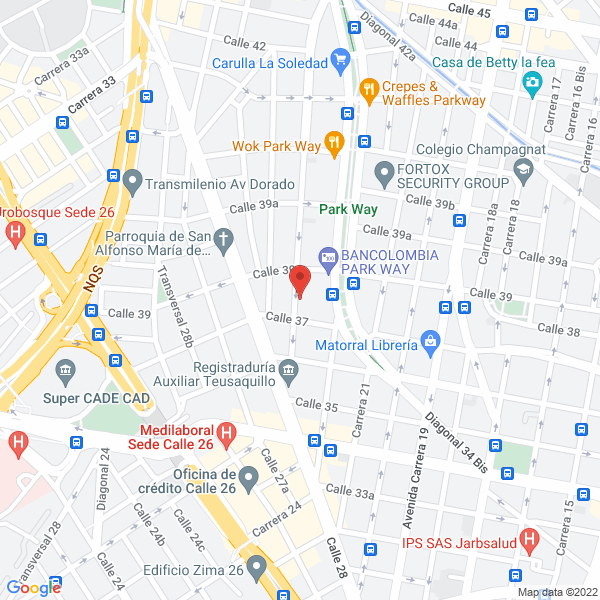 Map of Domino Profesional S.A.S.