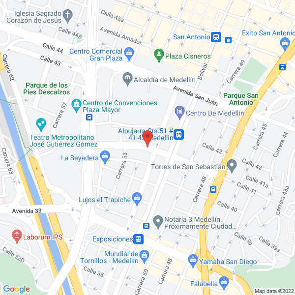 Map of Empresa Generación De Energía Emgea