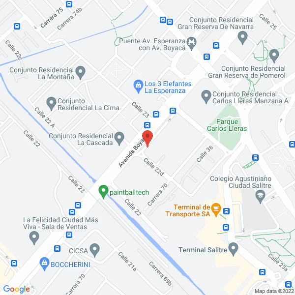 Map of Empresa Multidimensional Deportiva