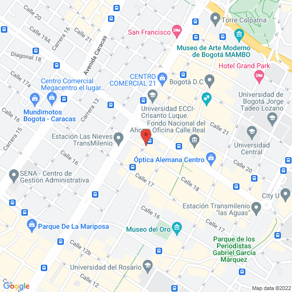Map of Empresa Optica