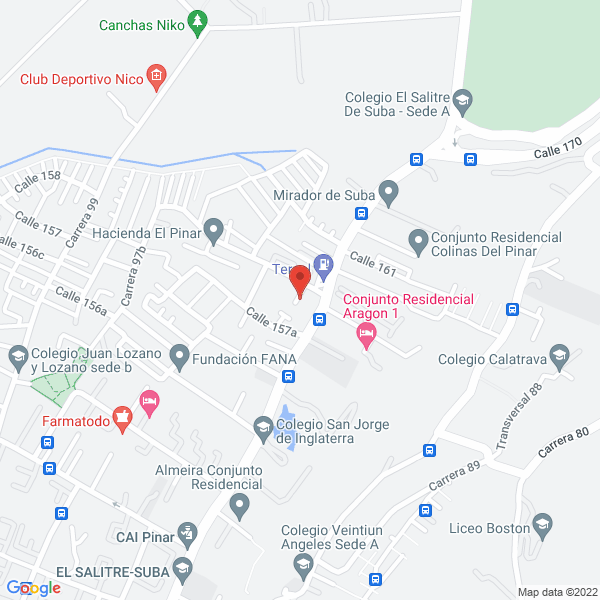Map of Encofrados Estructuras & Equipos Ltda