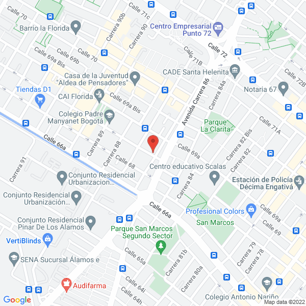 Map of Encuadernaciones Servi-Extras