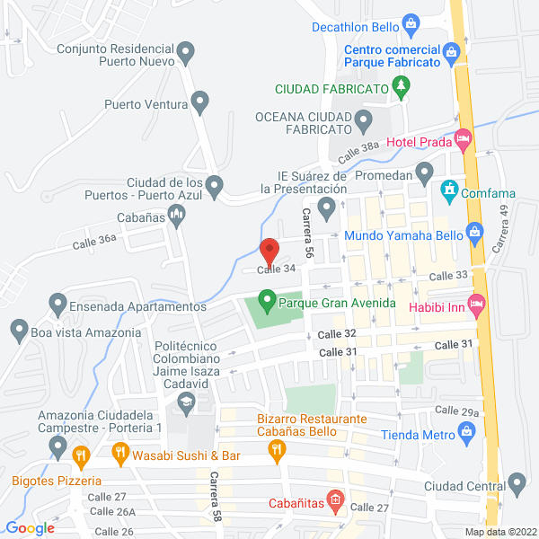 Map of Energía Global