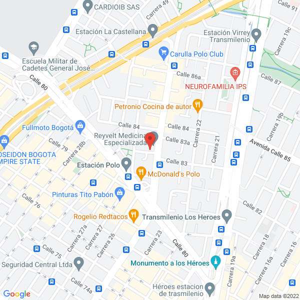 Map of El Aliso Ltda