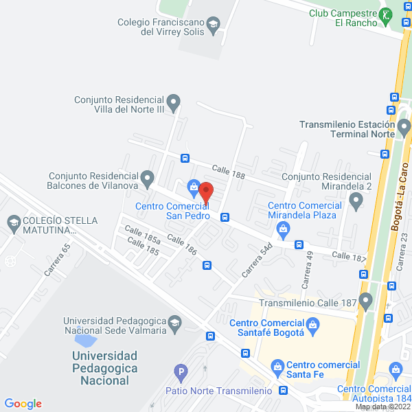 Map of El Bodegón De San Pedro