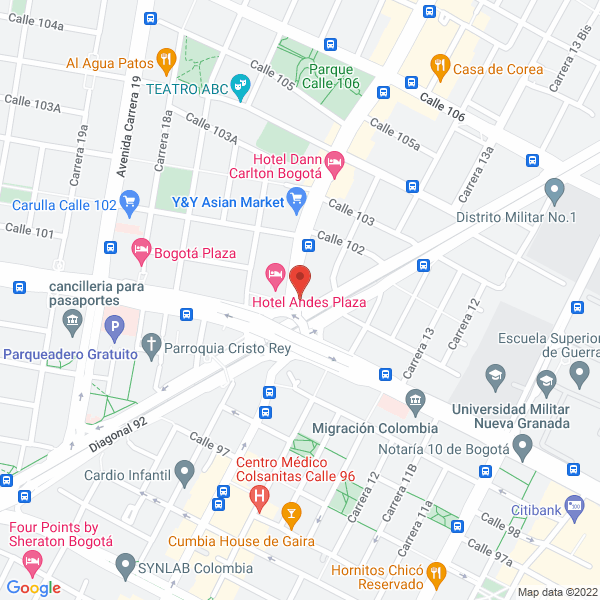 Map of El Chef Castellano