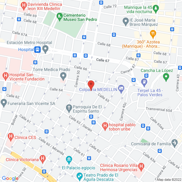 Map of El Comité De Rehabilitación