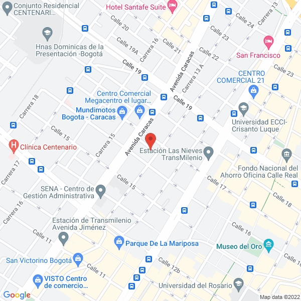 Map of El Punto De Los Colores