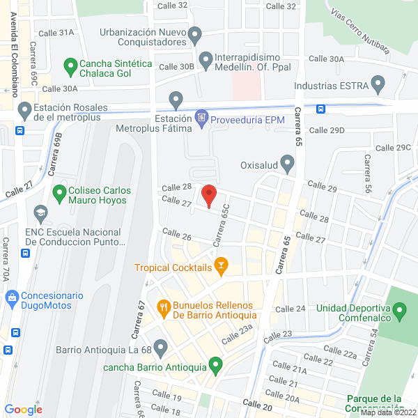 Map of Escuela De Futbol River Plate