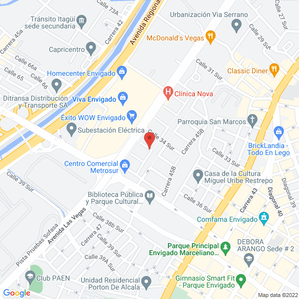Map of Estancia Saludable